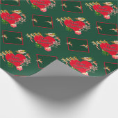 Kerstkerstkerstkerstkerstpapier voor riffels cadeaupapier (Hoek)