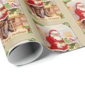 kerstkerstkerstkerstkerstreproductie cadeaupapier (Rol Hoek)