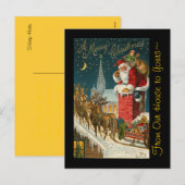  kerstkerstkerstkerstkerstschilder feestdagenkaart (Voorkant / Achterkant)