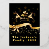  kerstkerstkerstkerstkerstschilder folie feestdagenkaart (Voorkant)