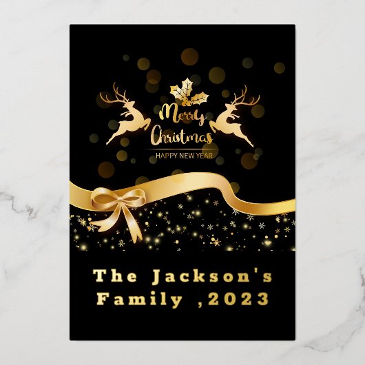  kerstkerstkerstkerstkerstschilder folie feestdagenkaart (Voorkant)