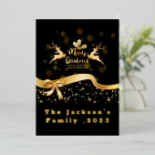  kerstkerstkerstkerstkerstschilder folie feestdagenkaart (Staand Voorkant)