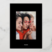  kerstkerstkerstkerstkerstschilder folie feestdagenkaart (Achterkant)