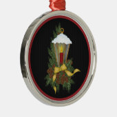 Kerstkerstkerstkerstkerstversiering d2 metalen ornament (Rechts)