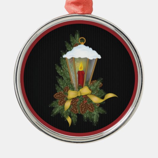Kerstkerstkerstkerstkerstversiering d2 metalen ornament (Voorkant)
