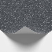 Kerstkerstkerstkerstkunst Holly Leaf Print Cadeaupapier (Hoek)