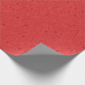 Kerstkerstkerstkerstkunst Holly Leaf Print Cadeaupapier (Hoek)