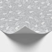 Kerstkerstkerstkerstkunst Holly Leaf Print Cadeaupapier (Hoek)