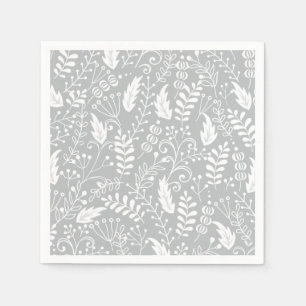 Kerstkerstkerstkerstkunst Holly Leaf Print Servet