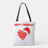 Kerstkerstkerstkerstman — All-Over-Print Canvas ta Tote Bag (Achterkant)