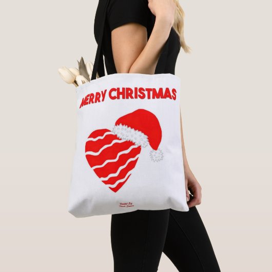 Kerstkerstkerstkerstman — All-Over-Print Canvas ta Tote Bag (Dichtbij)