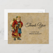  kerstkerstkerstkerstman Dank je wel Briefkaart (Voorkant / Achterkant)