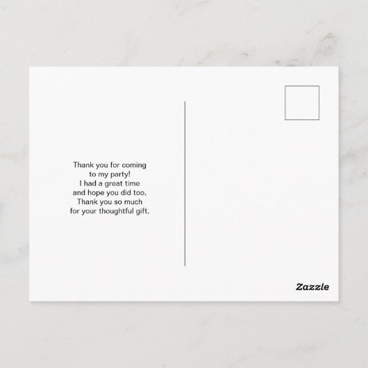  kerstkerstkerstkerstman Dank je wel Briefkaart (Achterkant)