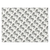 Kerstkerstkerstkerstman en schilderpaard tafelkleed (Voorkant (Horizontaal))