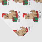 Kerstkerstkerstkerstman Goldendole (gouden rood) D Tissuepapier (Detail)