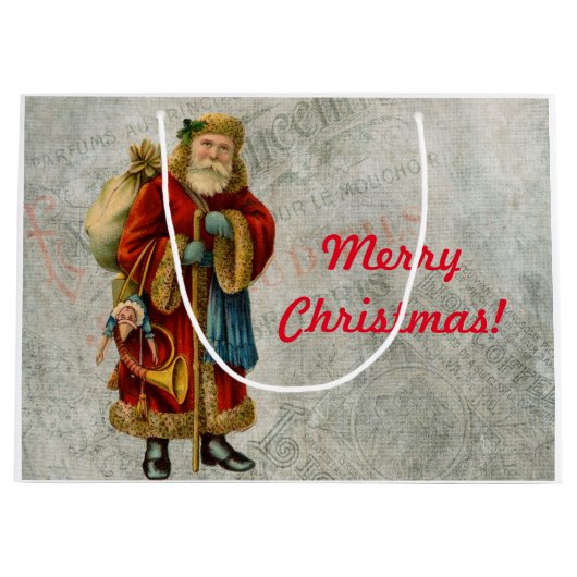 kerstkerstkerstkerstman groot cadeauzakje (Voorkant)