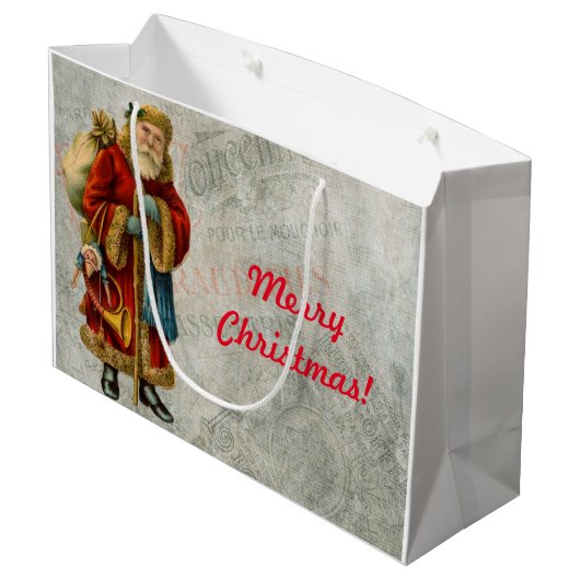  kerstkerstkerstkerstman groot cadeauzakje (Achterkant Gekanteld)