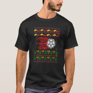 Kerstkerstkerstkerstman Handbalspeler Goalkeeper P T-shirt