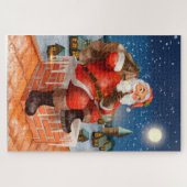 kerstkerstkerstkerstman Jigzaag Puzzle Legpuzzel (Horizontaal)
