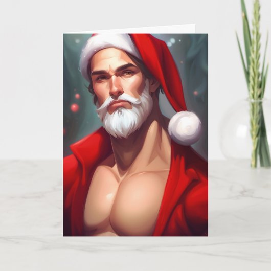 Kerstkerstkerstkerstman Kaart (Voorkant)