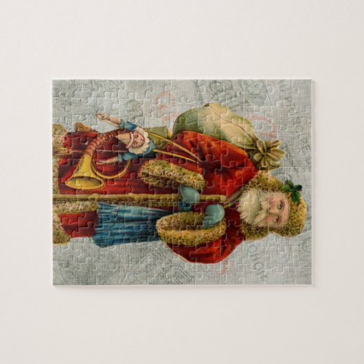  kerstkerstkerstkerstman legpuzzel (Horizontaal)