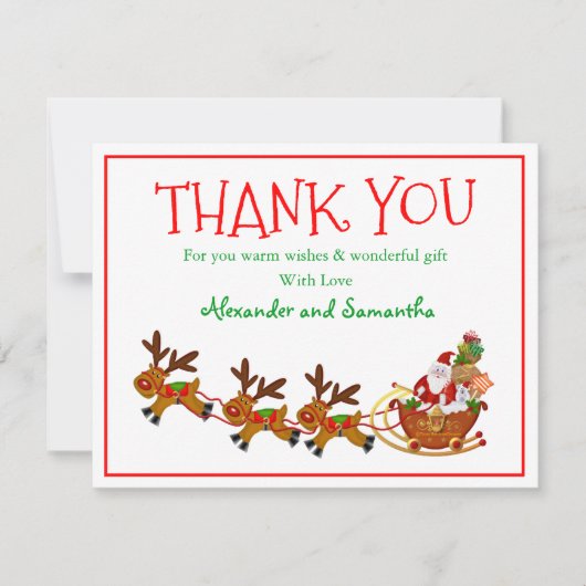 kerstkerstkerstkerstman met kerstman met dank (Voorkant)