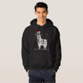 Kerstkerstkerstkerstman met Ugly Xmas Tree Alpaca  Hoodie (Voorkant volledig)