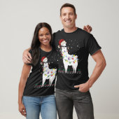 Kerstkerstkerstkerstman met Ugly Xmas Tree Alpaca T-shirt (Unisex)