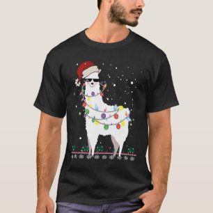 Kerstkerstkerstkerstman met Ugly Xmas Tree Alpaca  T-shirt