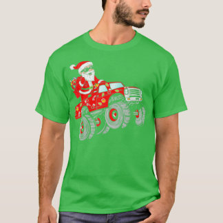 Kerstkerstkerstkerstman Riding Monster Truck T-shirt