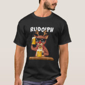 Kerstkerstkerstkerstman Rudolph Xmas Group Costum T-shirt (Voorkant)
