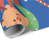 KerstkerstkerstKerstman, snoepsuikerriet en Wreath Cadeaupapier (Rol Hoek)