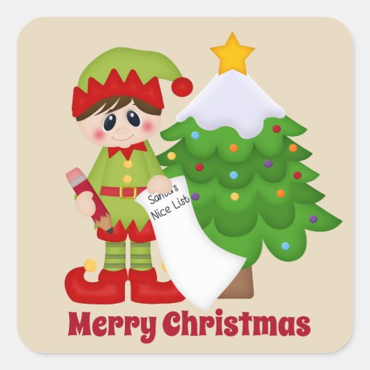 Kerstkerstkerstkerstman: voeg sticker toe (Voorkant)