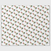 Kerstkerstkerstkerstman Wieten Terrier (piepend 1b Cadeaupapier (Vlak)