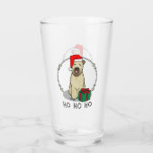 Kerstkerstkerstkerstman Wieten Terrier (piepend 1b Glas (Achterkant)