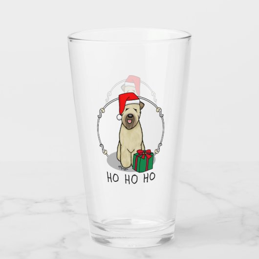 Kerstkerstkerstkerstman Wieten Terrier (piepend 1b Glas (Achterkant)