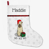 Kerstkerstkerstkerstman Wieten Terrier (piepend 1b Grote Kerstsok (Voorkant)