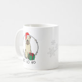 Kerstkerstkerstkerstman Wieten Terrier (piepend 1b Koffiemok (Voorkant links)