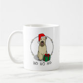Kerstkerstkerstkerstman Wieten Terrier (piepend 1b Koffiemok (Links)