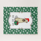 Kerstkerstkerstkerstman Wieten Terrier (piepend 1b Legpuzzel (Horizontaal)