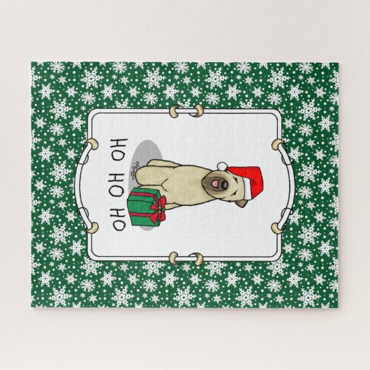 Kerstkerstkerstkerstman Wieten Terrier (piepend 1b Legpuzzel (Horizontaal)