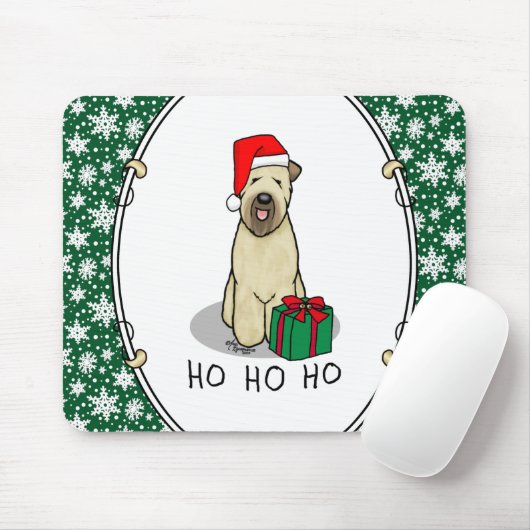 Kerstkerstkerstkerstman Wieten Terrier (piepend 1b Muismat (Met muis)