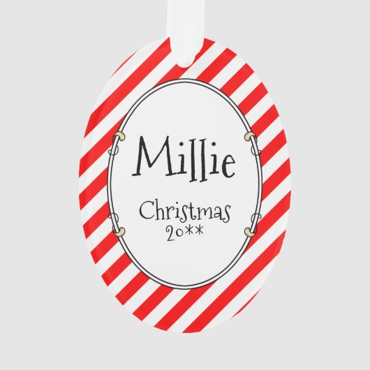 Kerstkerstkerstkerstman Wieten Terrier (piepend 1b Ornament (achterkant)