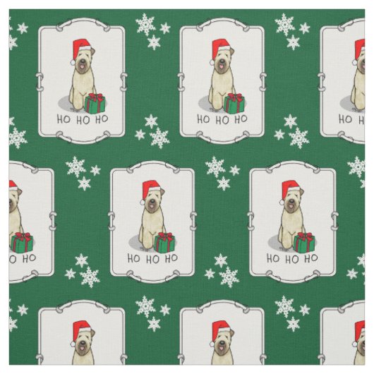 Kerstkerstkerstkerstman Wieten Terrier (piepend 1b Stof (Swatch)