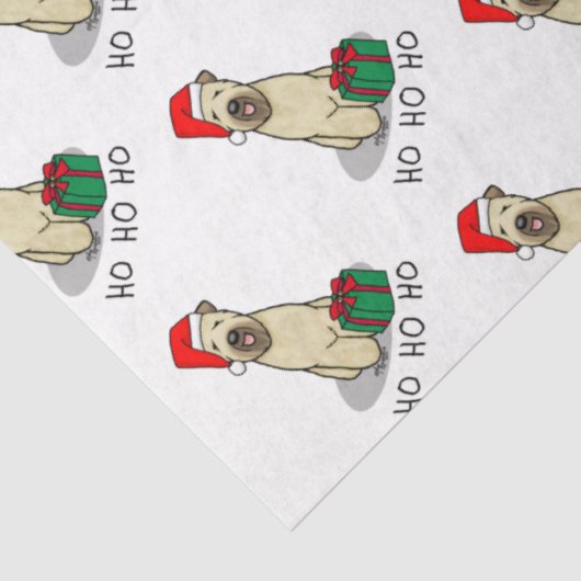 Kerstkerstkerstkerstman Wieten Terrier (piepend 1b Tissuepapier (Detail)