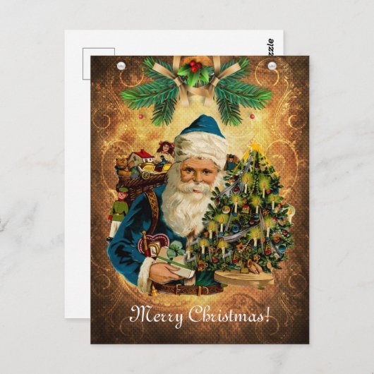  kerstkerstkerstkerstmis  briefkaart (Voorkant / Achterkant)