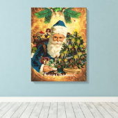 kerstkerstkerstkerstmis canvas afdruk (Insitu (Houten vloer))