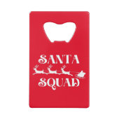 Kerstkerstkerstkerstmis Creditkaart Flessenopener (Achterkant)