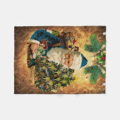  kerstkerstkerstkerstmis fleece deken (Voorkant (Horizontaal))