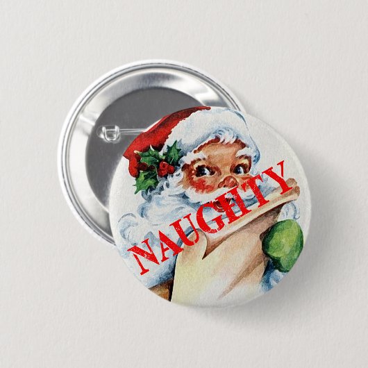 Kerstkerstkerstkerstmis met Button voor badge Pin (Voorkant /achterkant)